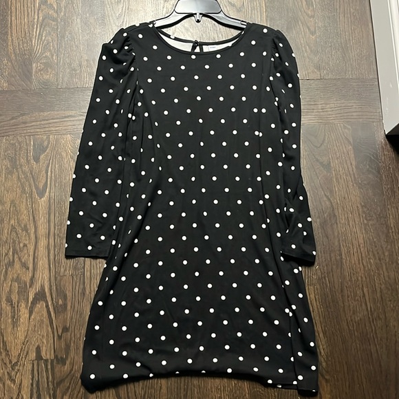 OLD navy black and white polkadot, dress size small - Picture 1 of 5